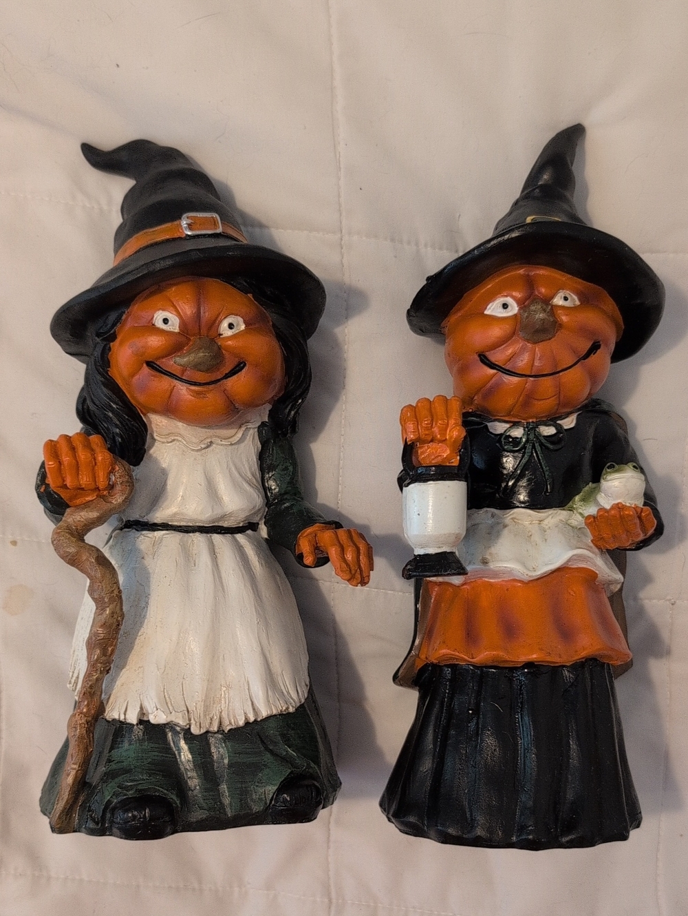 Cottagecore Pumpkin Witch Pair